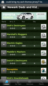 yahoo ff standings