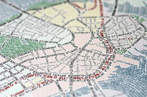 Boston Typography Map