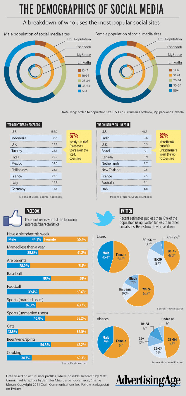 demographics of social media