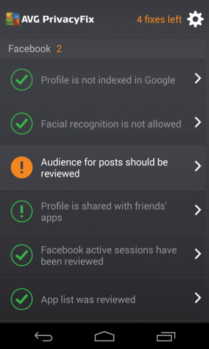 PrivacyFix Facebook